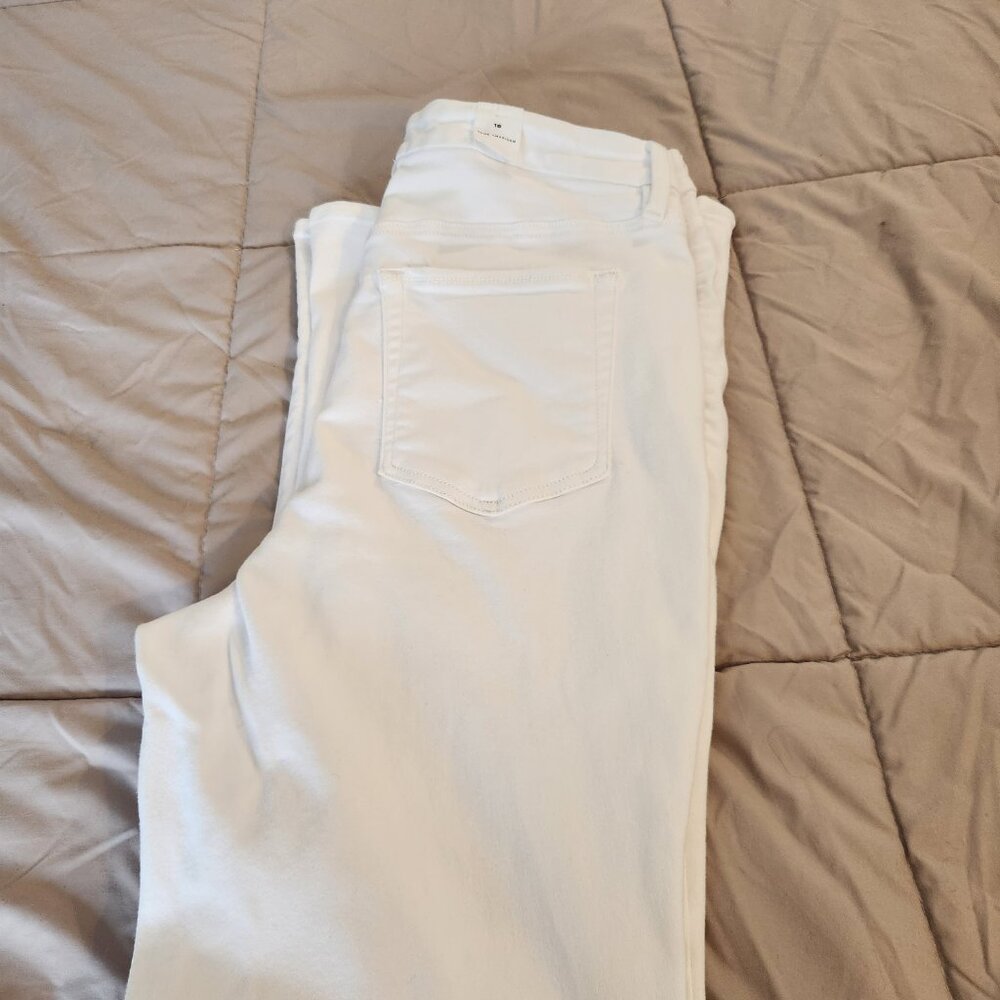 Good American White Good Legs High Rise Flare Jeans Denim - Picture 5 of 13